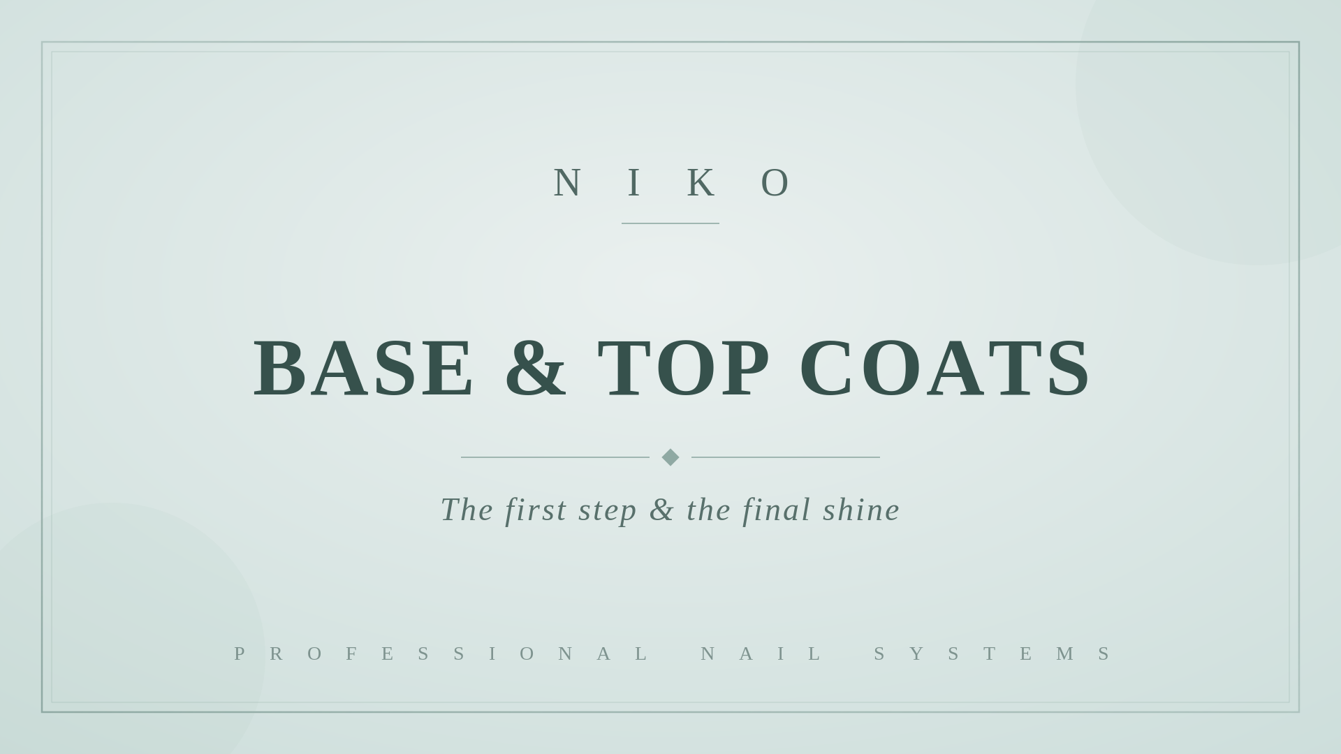 Base & Top Coats