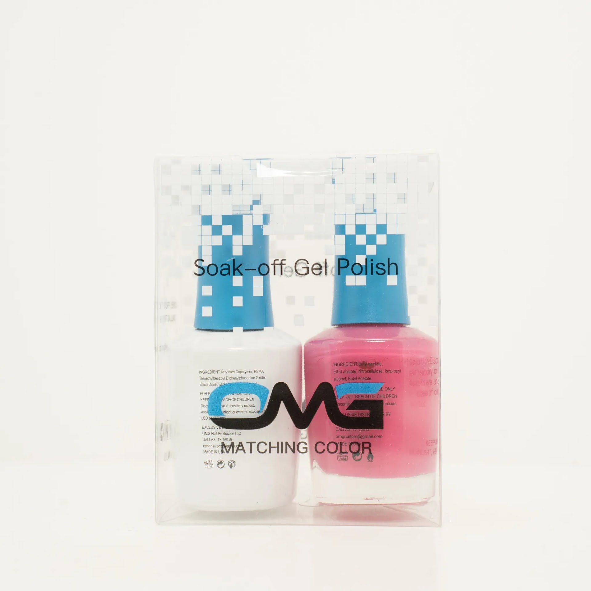 OMG SOAK-OFF GEL POLISH - BLUE CAP 215-229
