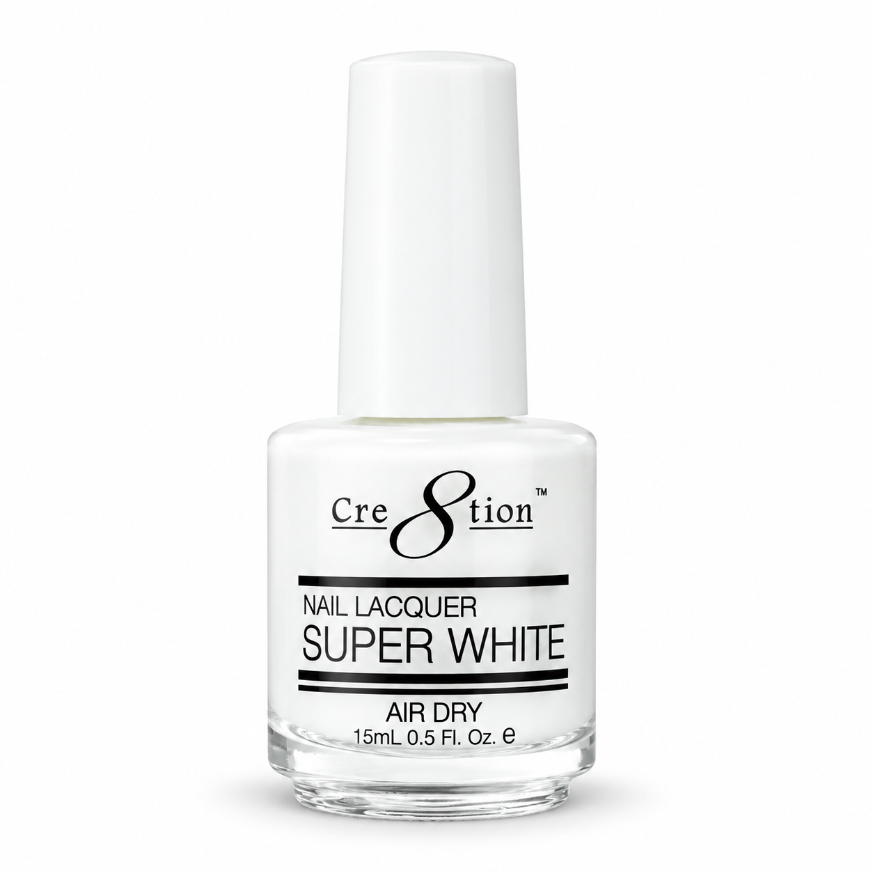 Cre8tion Lacquer Polish - Super White