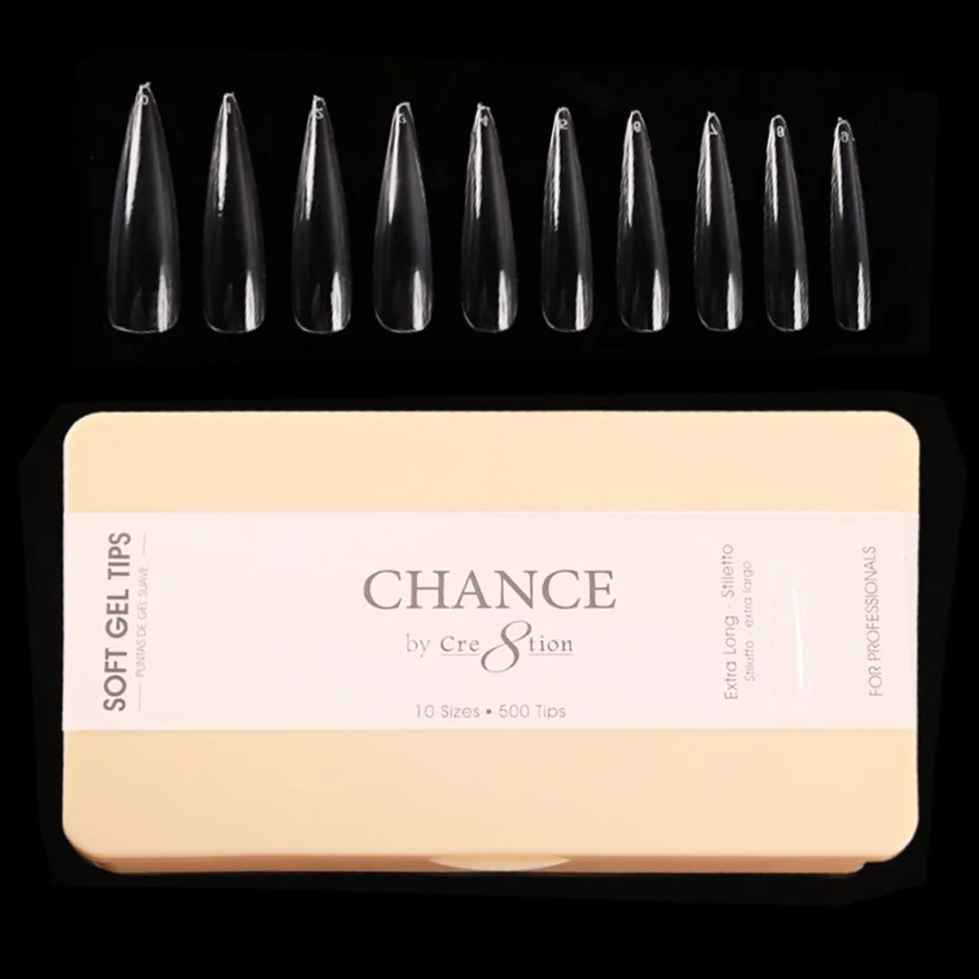 Cre8tion Soft Gel Tips COFFIN