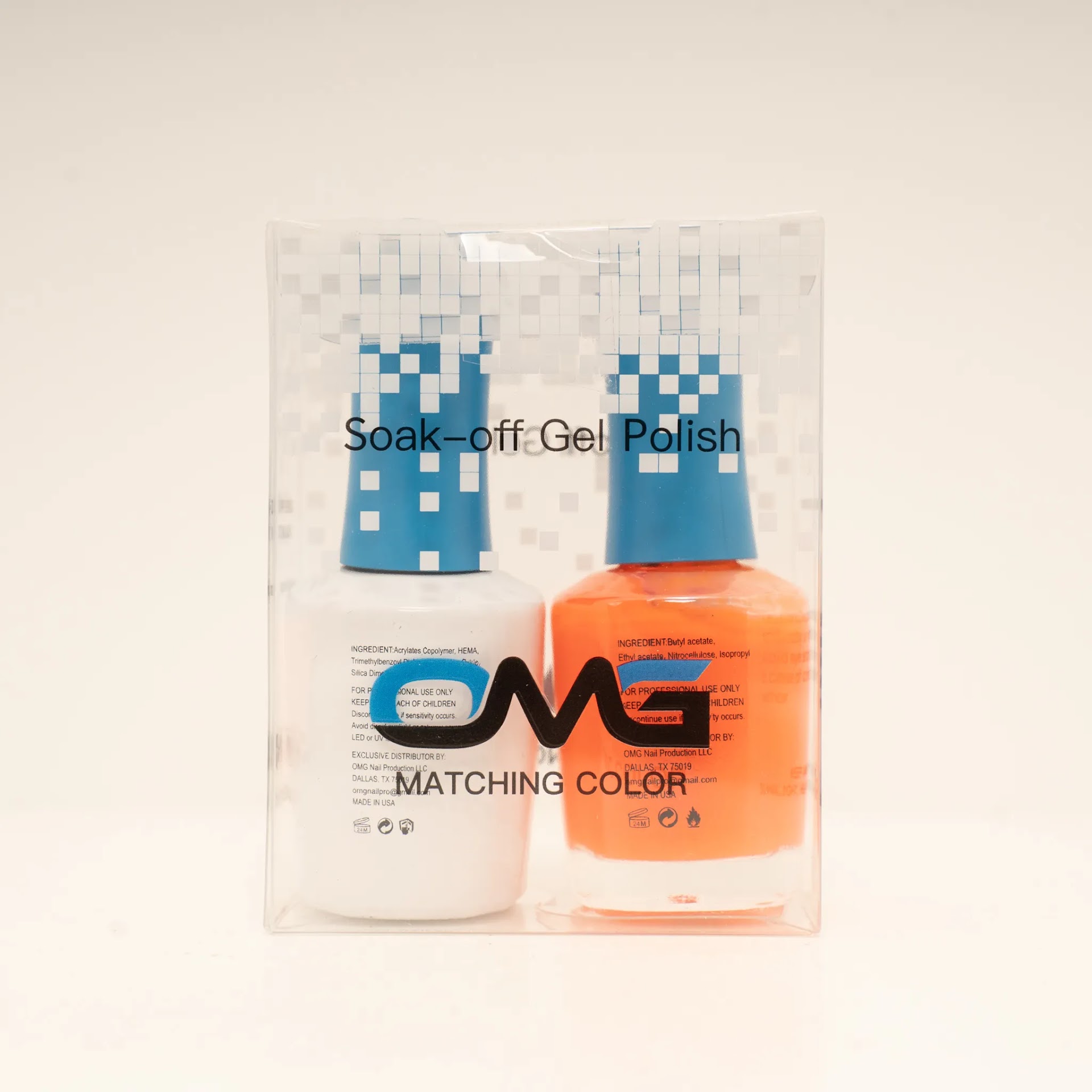 OMG SOAK-OFF GEL POLISH - BLUE CAP 201-213