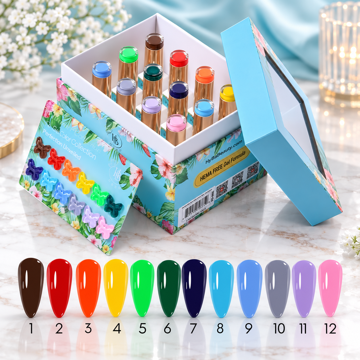 Summer Gel Liner Box Set / 12 colors